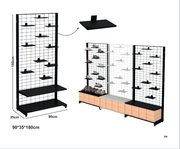 Zapatos de estantería