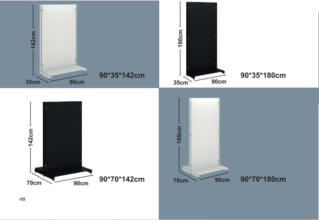 Estanterías sólidas